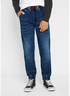 Jeans in denim felpato con elastico in vita, regular fit, bonprix