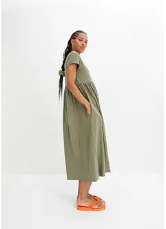 Abito midi in puro cotone biologico, bonprix