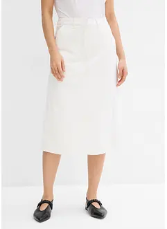 Gonna pantalone in misto cotone elasticizzato, bonprix