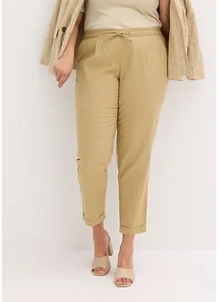 Pantaloni in misto lino, bonprix