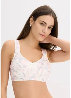Reggiseno senza ferretto  con cotone (pacco da 2), bonprix