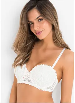 Reggiseno a balconcino in pizzo fine, bonprix
