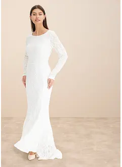 Abito da sposa ricamato con paillettes, bonprix