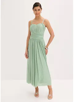 Abito lungo in mesh indossabile in vari modi, bonprix