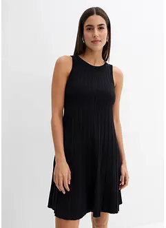 Abito in maglia svasato in misto viscosa, bonprix