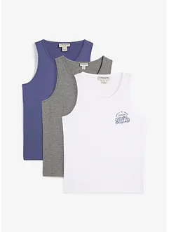 Canotta in puro cotone (pacco da 3), bonprix