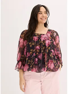 Blusa con fondo a palloncino, bonprix