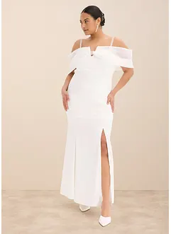 Abito da sposa in satin lucido con strass, bonprix