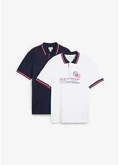 Polo in puro cotone biologico (pacco da 2), bonprix