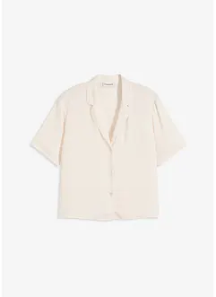 Camicetta in satin con colletto a revers, bonprix