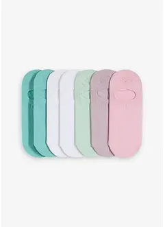 Fantasmini con cotone biologico e strisce in silicone (pacco da 7 paia), bonprix