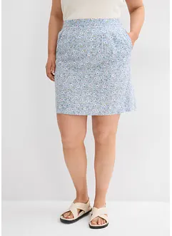 Minigonna in viscosa fluente, bonprix