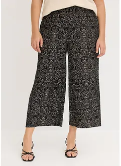 Pantaloni culotte in  jersey crêpe, bonprix