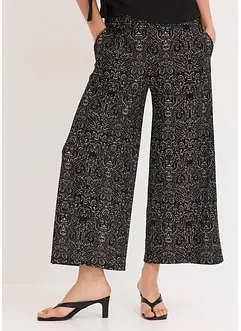 Pantaloni culotte in  jersey crêpe, bonprix