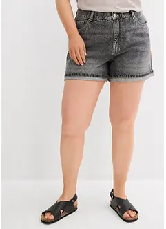 Shorts di jeans, vita alta, bonprix