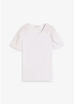 Maglia in crêpe strutturato con maniche ad aletta, bonprix