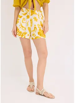 Shorts fantasia in viscosa operata, bonprix