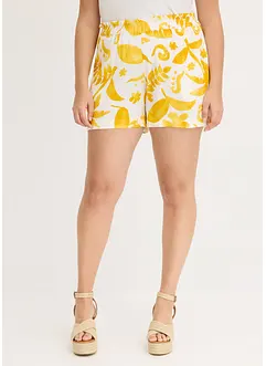 Shorts fantasia in viscosa operata, bonprix