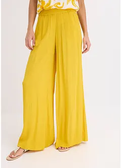 Pantaloni con elastico in vita in viscosa fluente, bonprix