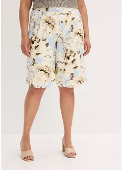 Bermuda in viscosa con pinces, bonprix