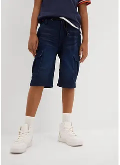 Bermuda di jeans in felpa, regular fit, bonprix
