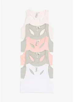 Reggiseno bustier con cotone morbido (pacco da 5), bonprix