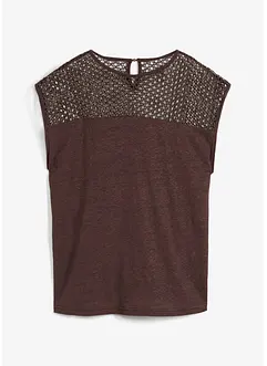 Top in puro lino, bonprix