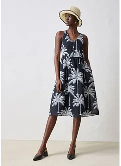 Abito midi in ramiè, bonprix