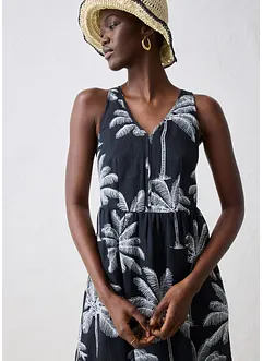 Abito midi in ramiè, bonprix