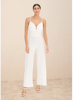 Tuta elegante con spalline e pizzo, bonprix