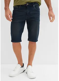 Bermuda di jeans elasticizzati, slim fit, bonprix