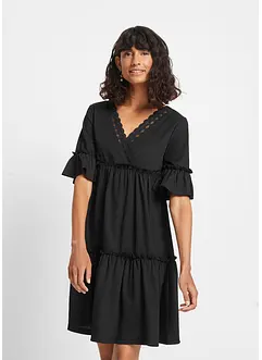 Abito con ricami traforati, bonprix