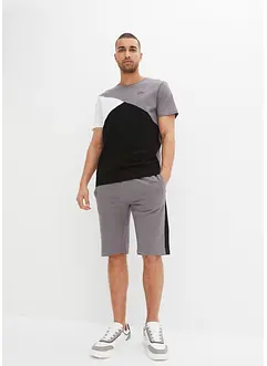 T-shirt e bermuda in felpa (set 2 pezzi), bonprix