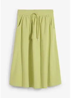 Gonna in jersey di misto cotone, bonprix