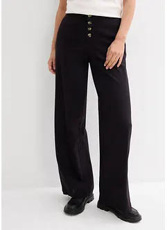 Pantaloni a palazzo in misto lino extra lunghi, bonprix