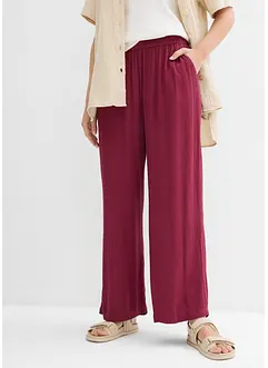 Pantaloni a palazzo in morbida viscosa, bonprix
