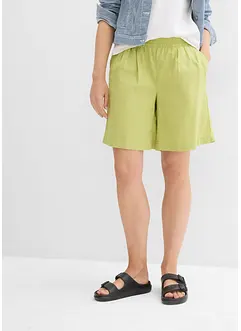 Bermuda in misto lino e cotone, bonprix