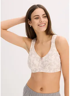 Reggiseno senza ferretto con cotone biologico (pacco da 2), bonprix