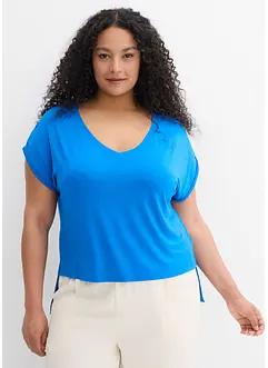 Maglia oversize in misto viscosa fluente, bonprix