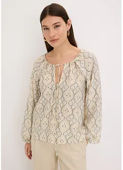 Tunica fantasia in fine misto viscosa, bonprix