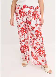 Pantaloni in puro cotone fantasia, bonprix