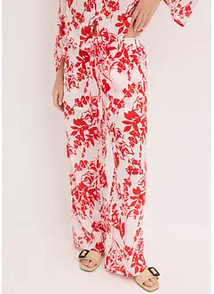 Pantaloni in puro cotone fantasia, bonprix