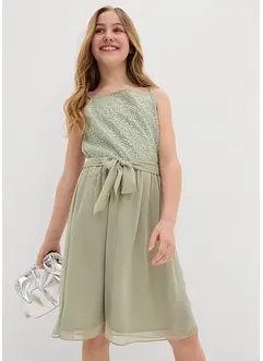 Abito in chiffon con paillettes, bonprix