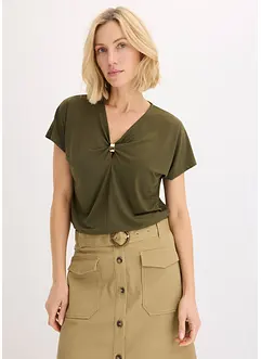 Maglia con anello decorativo, bonprix