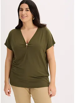 Maglia con anello decorativo, bonprix