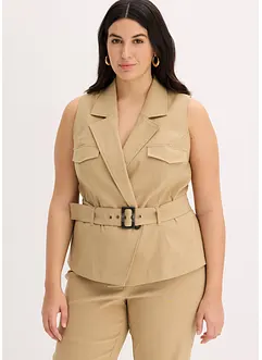 Gilet con cintura, bonprix