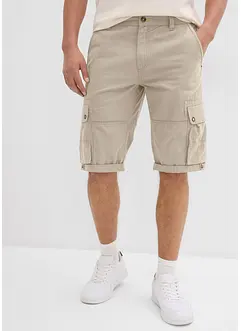 Bermuda cargo in puro cotone, regular fit, bonprix