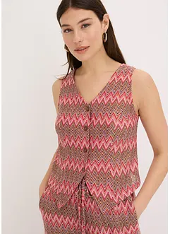 Gilet effetto uncinetto, bonprix
