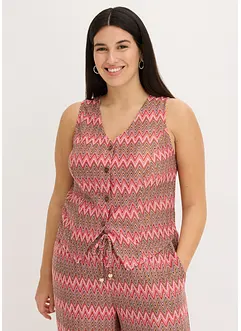 Gilet effetto uncinetto, bonprix