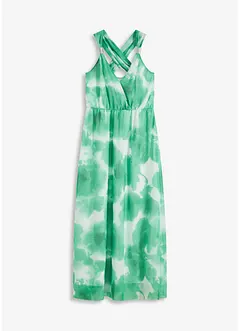 Abito in chiffon con spalline e accessori decorativi, bonprix